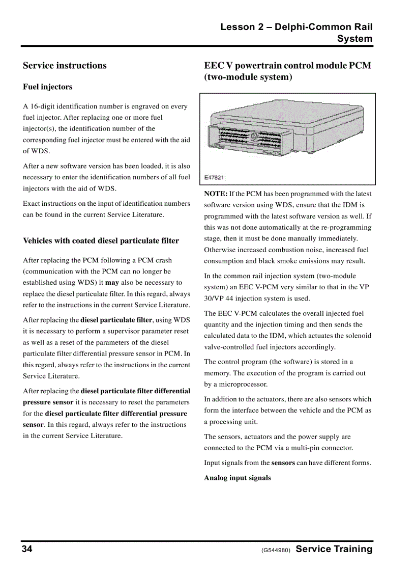 image for page Tài liệu hệ thống nhiên liệu common rail xe ô tô ford