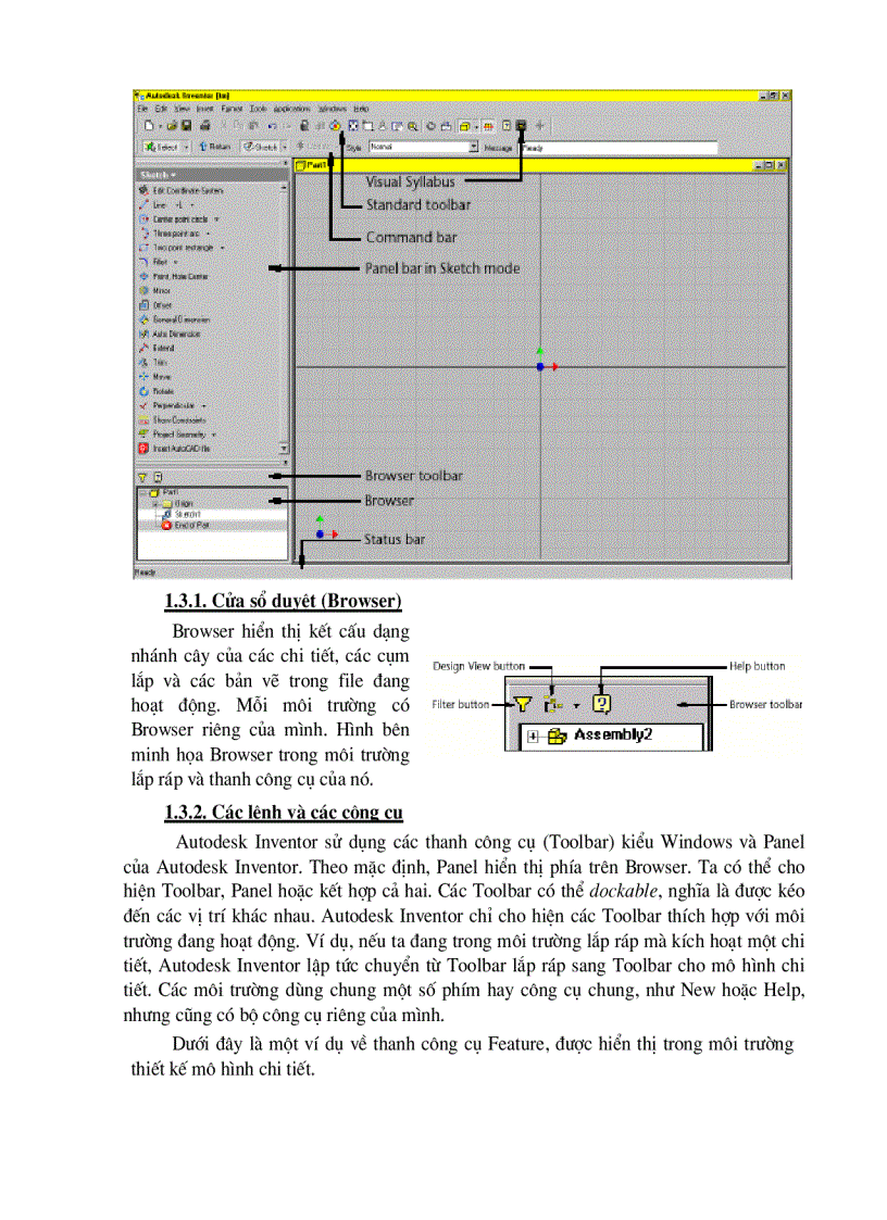 image for page Sử dụng Inventor