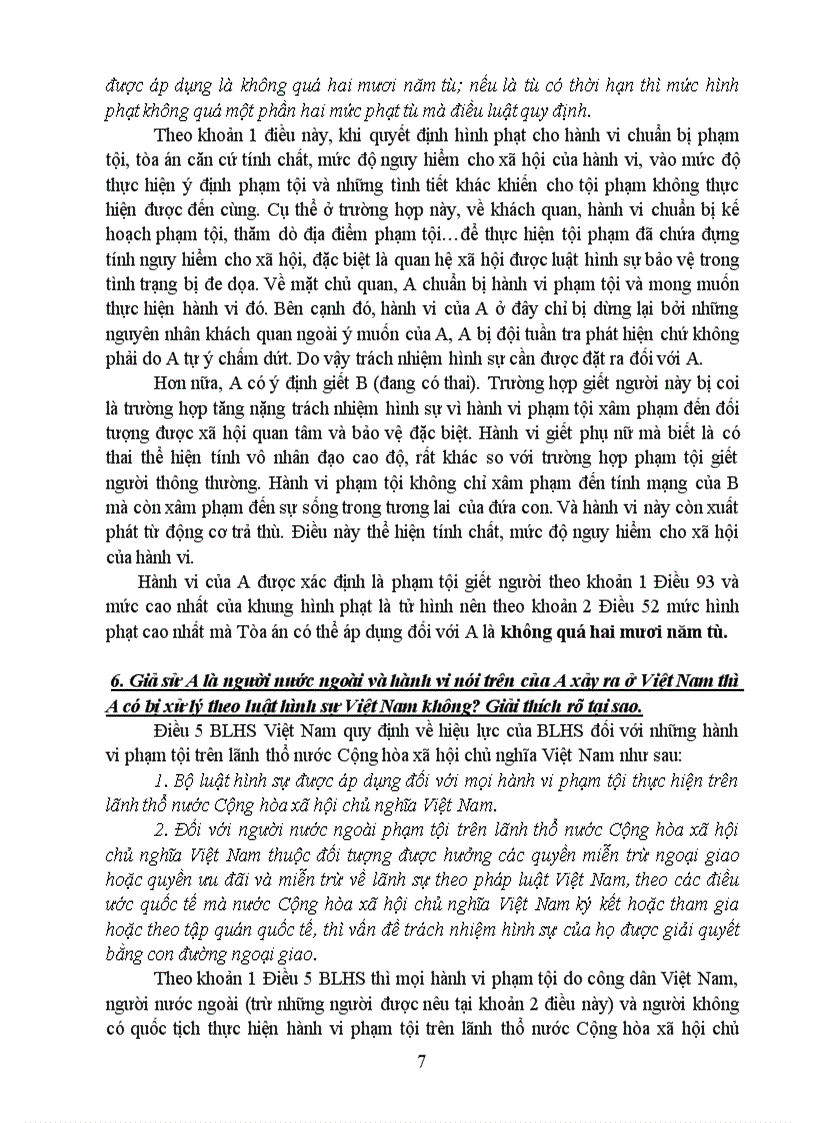 image for page Bài tập tình huống môn luật hình sự 1