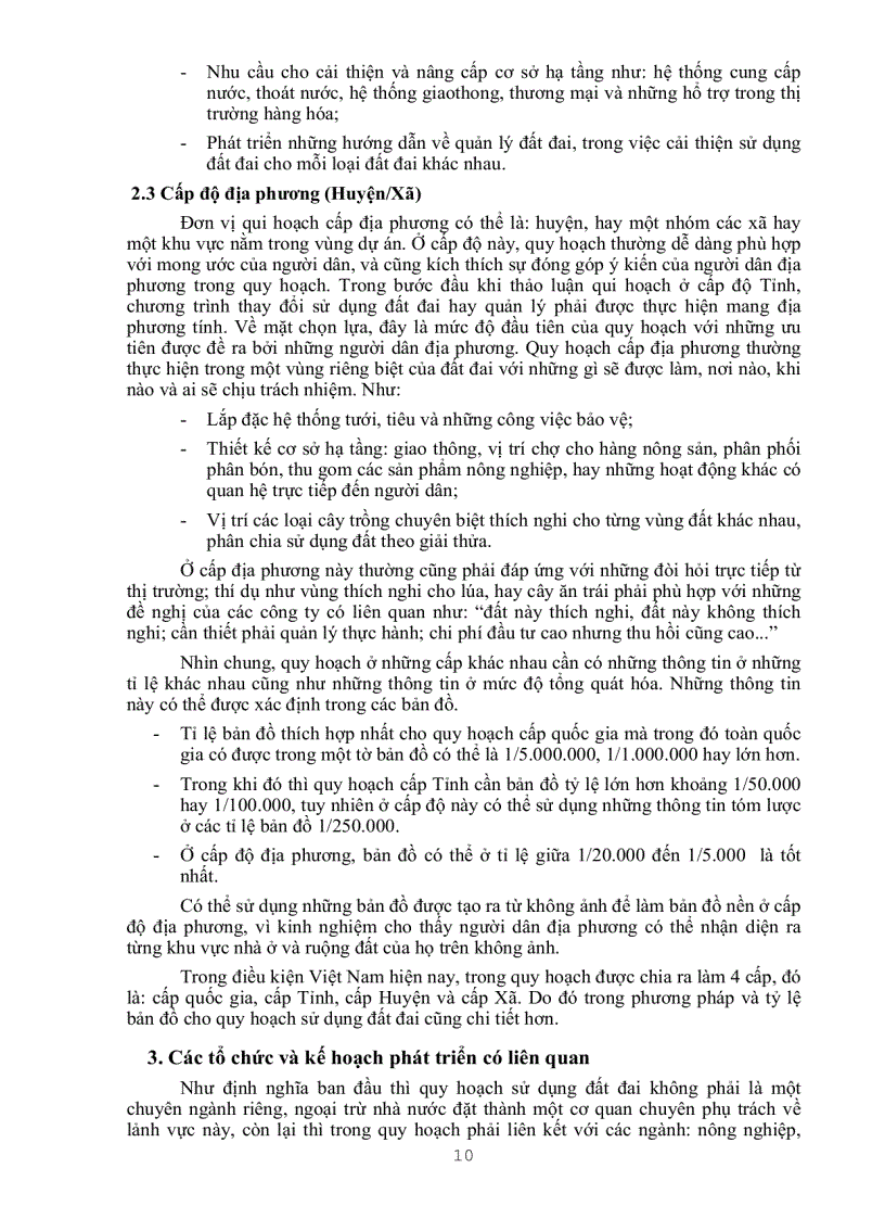 image for page Giáo trình quy hoạch sử dụng đất đai