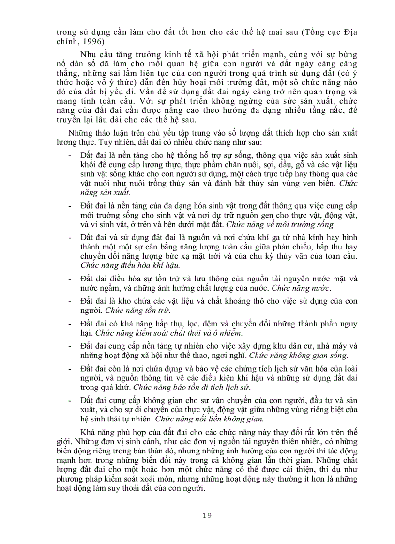 image for page Giáo trình quy hoạch sử dụng đất đai