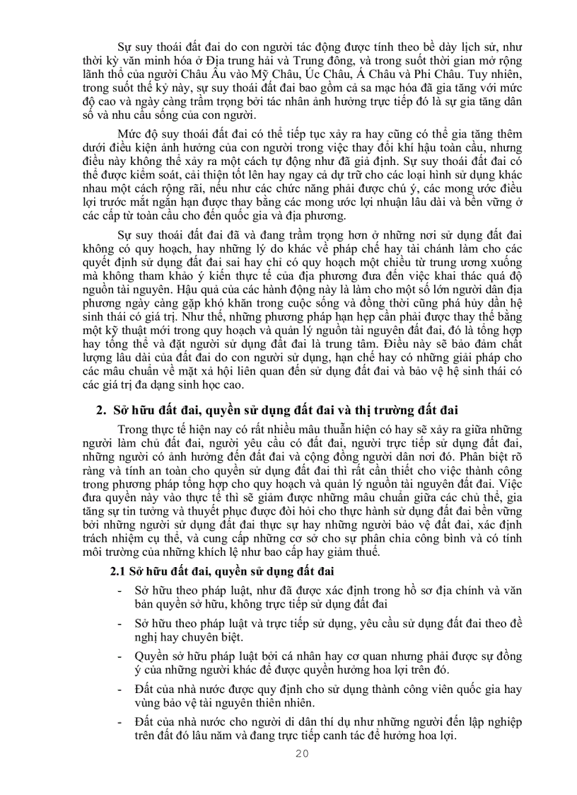 image for page Giáo trình quy hoạch sử dụng đất đai