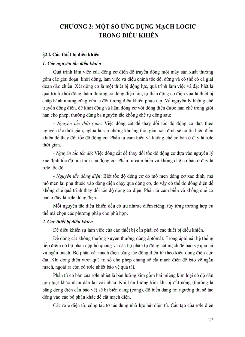 image for page Điều khiển logic và plc