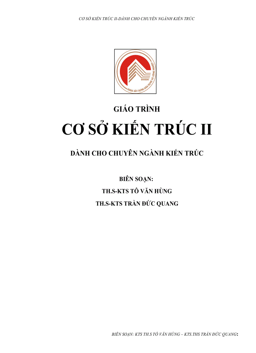image for page Giáo trình cơ sở kiến trúc ii
