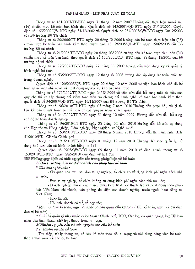 image for page Tập bài giảng môn pháp luật kế toán