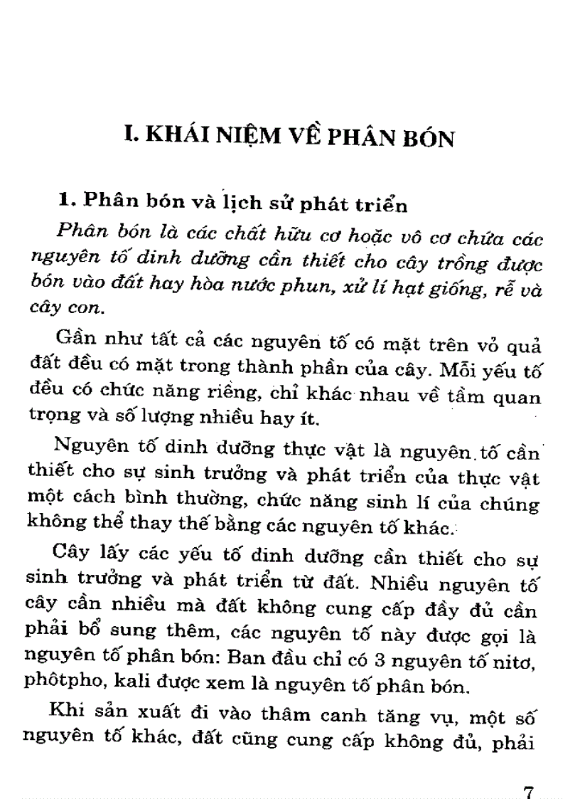 image for page Kỹ thuật sản xuất chế biến và sử dụng phân bón