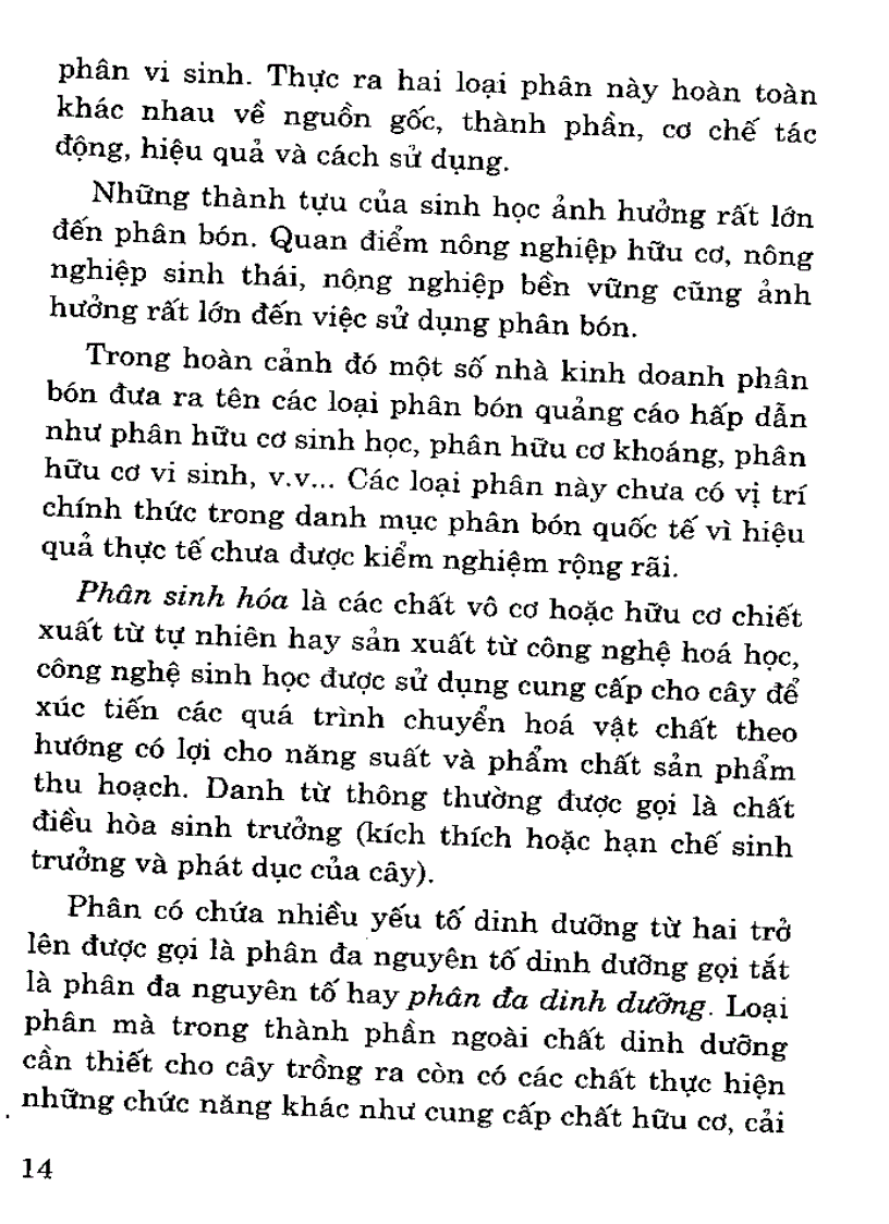 image for page Kỹ thuật sản xuất chế biến và sử dụng phân bón