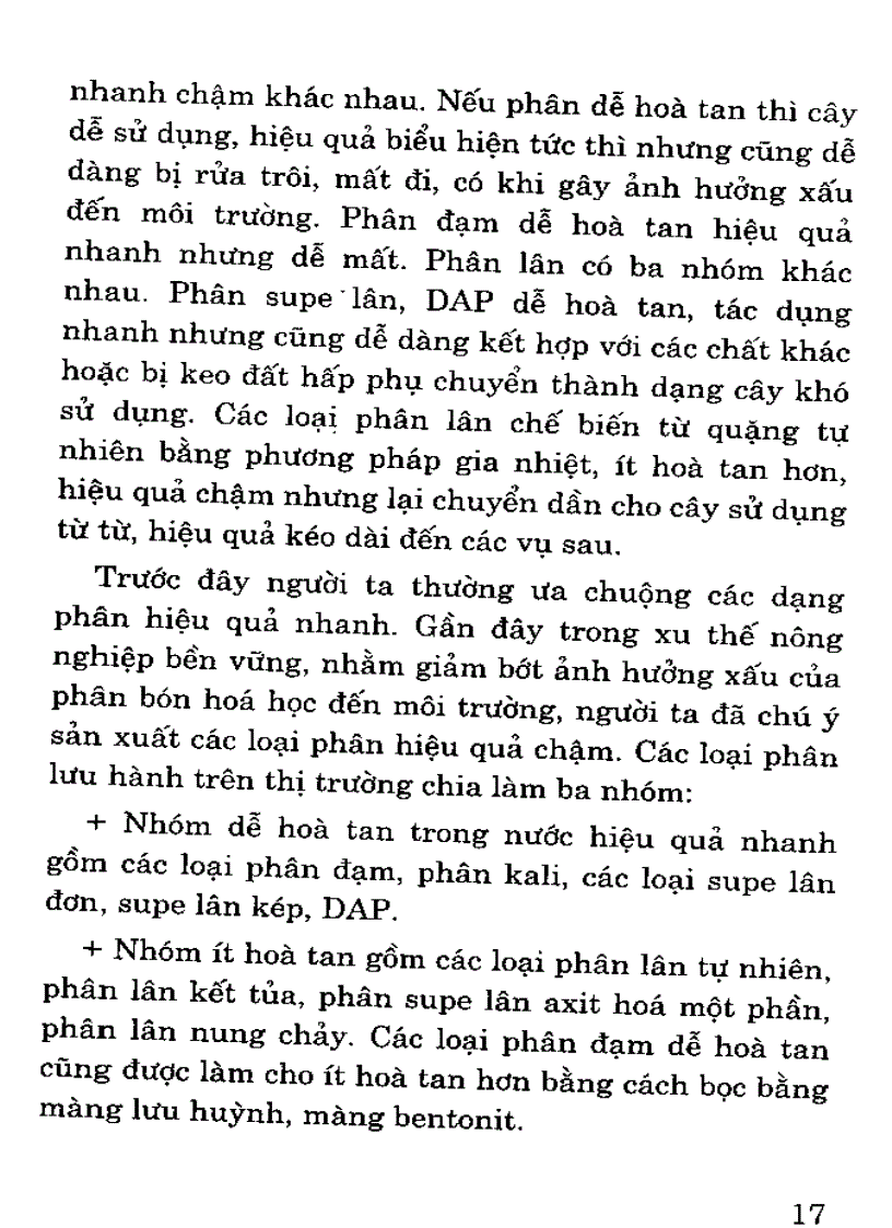 image for page Kỹ thuật sản xuất chế biến và sử dụng phân bón