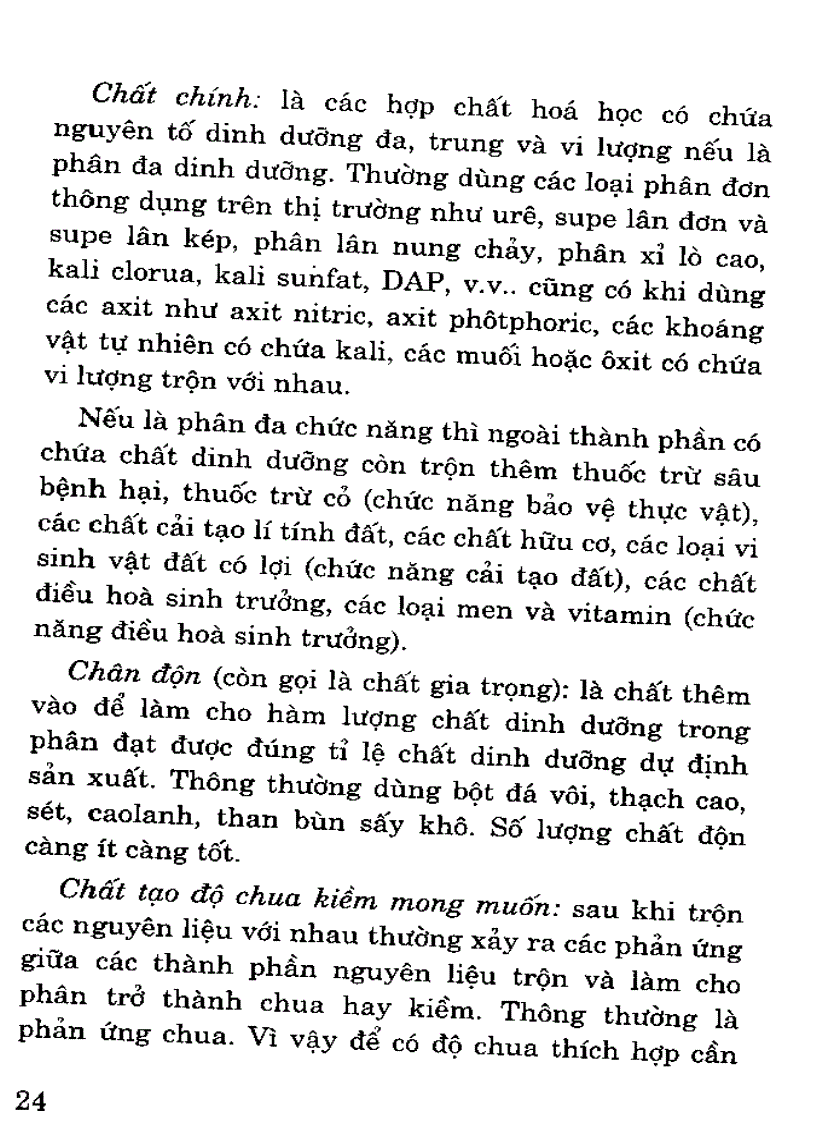 image for page Kỹ thuật sản xuất chế biến và sử dụng phân bón
