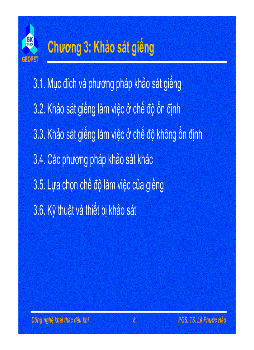 image for page Bài giảng cn khai thác dầu khí pgs Ts Lê phước hảo