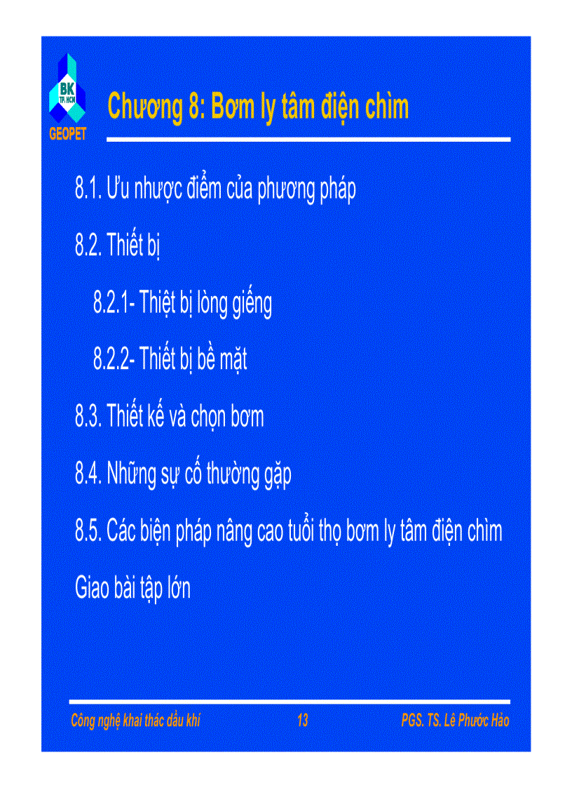 image for page Bài giảng cn khai thác dầu khí pgs Ts Lê phước hảo