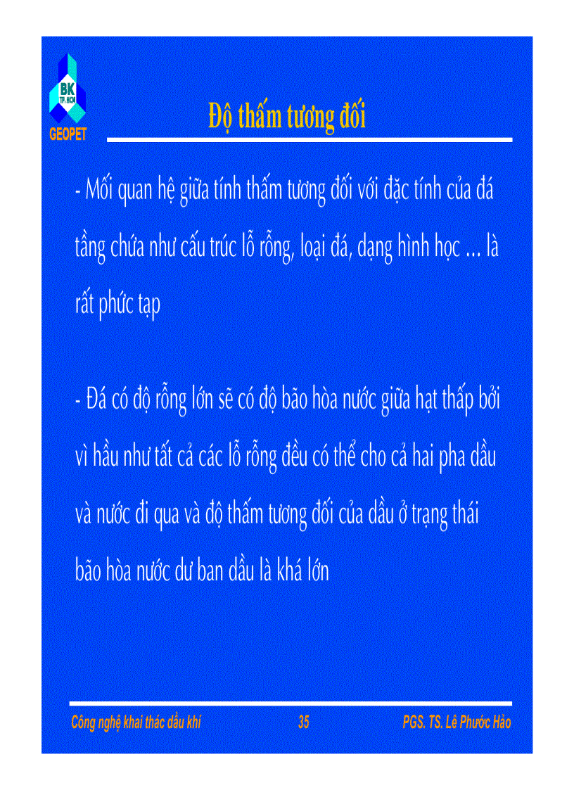 image for page Bài giảng cn khai thác dầu khí pgs Ts Lê phước hảo