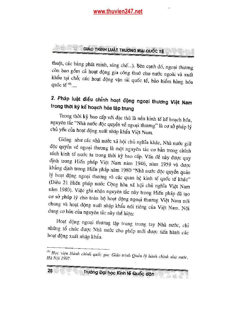 image for page Giáo trình luật thương mại quốc tế