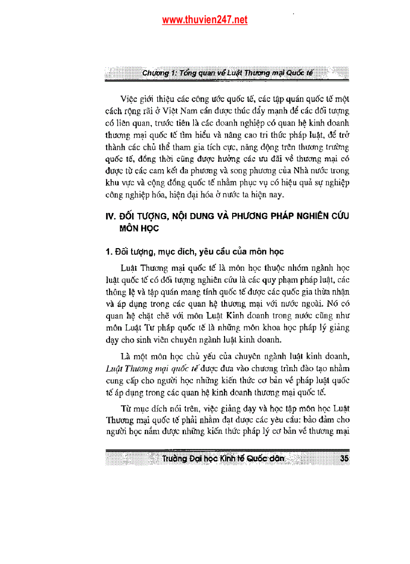 image for page Giáo trình luật thương mại quốc tế