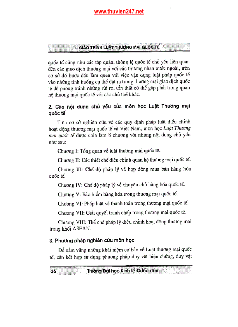 image for page Giáo trình luật thương mại quốc tế