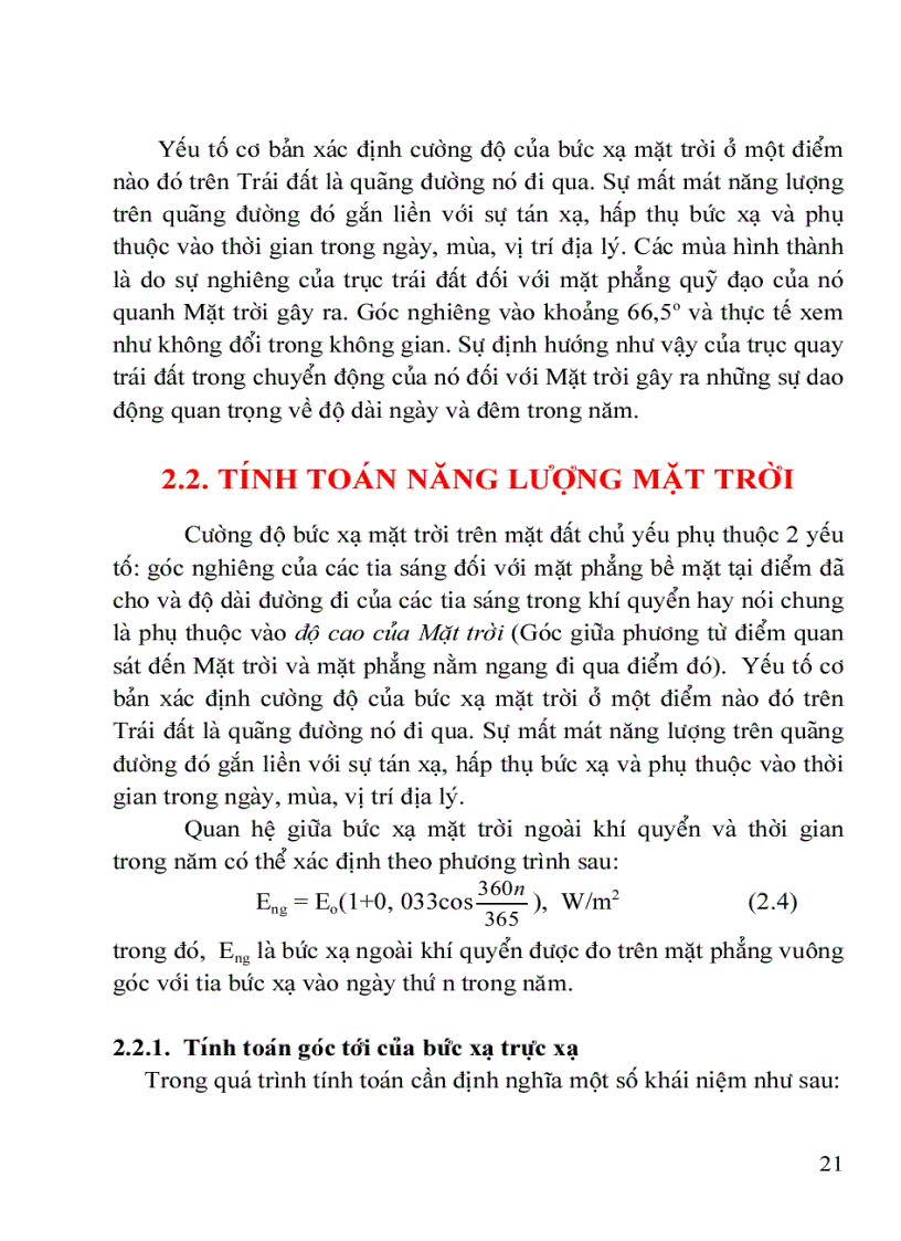 image for page Năng lượng mặt trời lý thuyết và ứng dụng