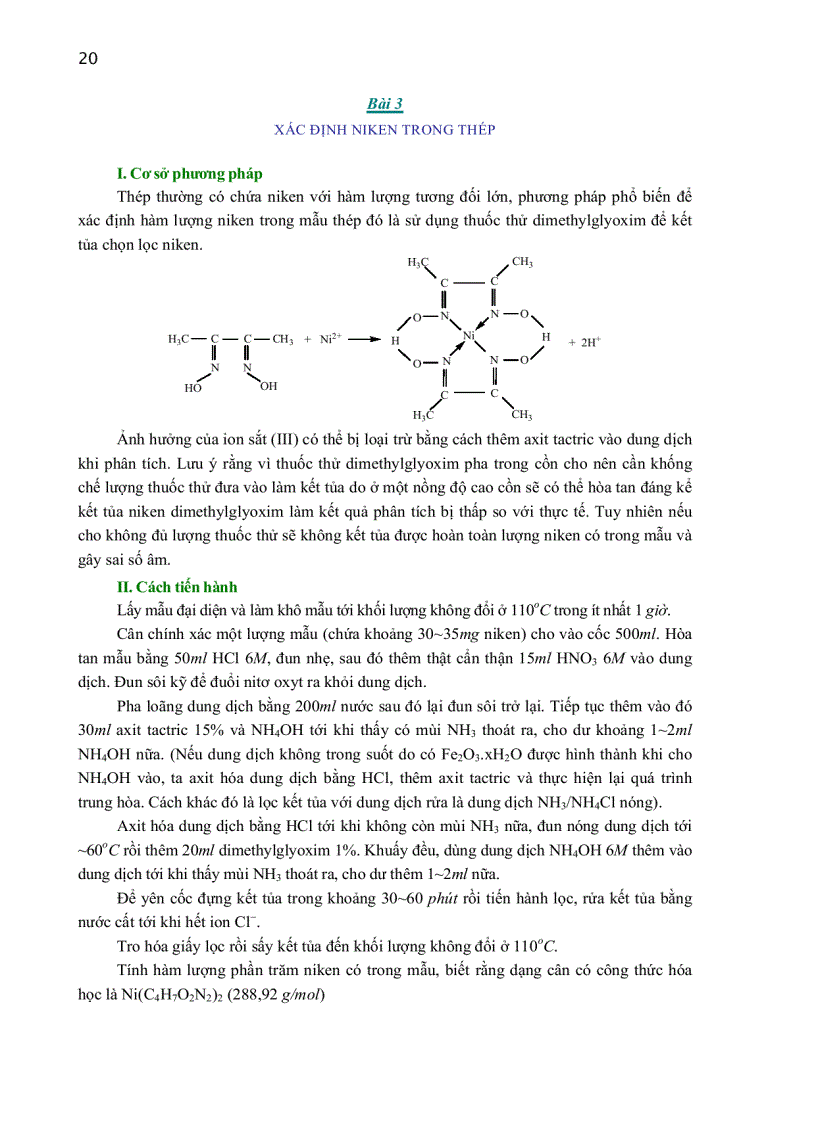 image for page Tài liệu hướng dẫn thí nghiệm hóa phân tích