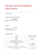 Tài liệu hộp số xe ô tô FORD FOCUS và FORD FIESTA
