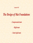 Bài giảng về móng bè tiếng Anh