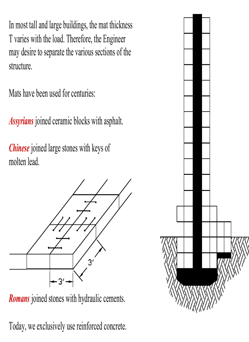 image for page Bài giảng về móng bè tiếng Anh