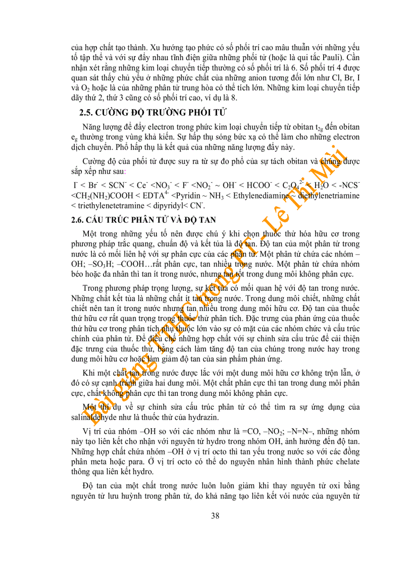 image for page Bài giảng thuôc thử hữu cơ trong hóa phân tích