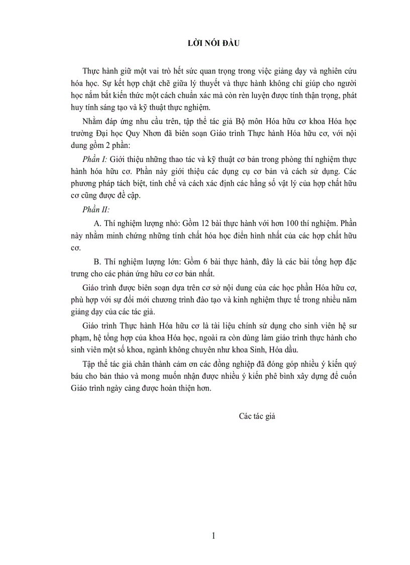 image for page Giáo trình thực hành hóa hữu cơ 1