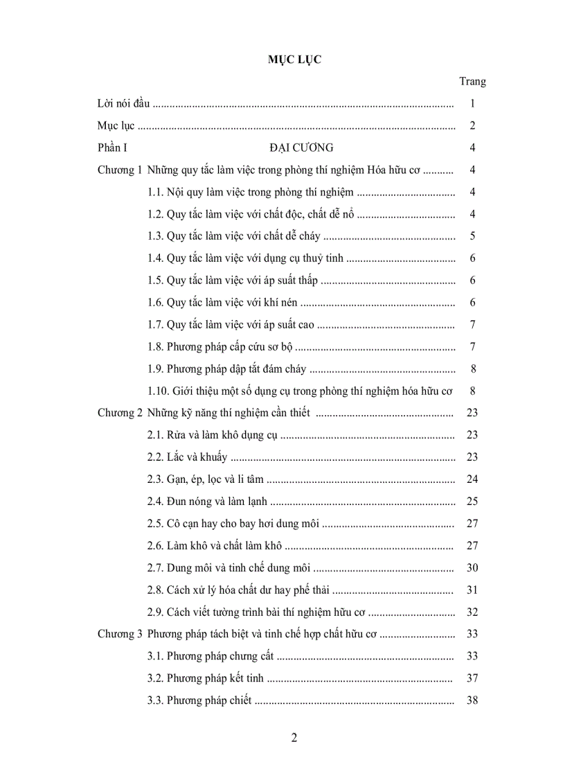 image for page Giáo trình thực hành hóa hữu cơ 1