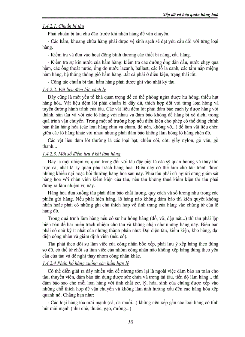 image for page Giáo trình Xếp dỡ và bảo quản hàng hóa