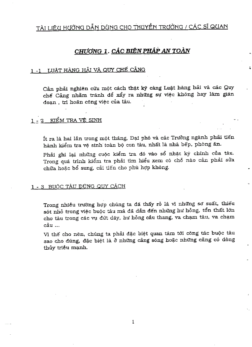 image for page Tài liệu hướng dẫn dùng cho thuyền trưởng và các sỹ quan Capt Nguyễn Văn Trọng