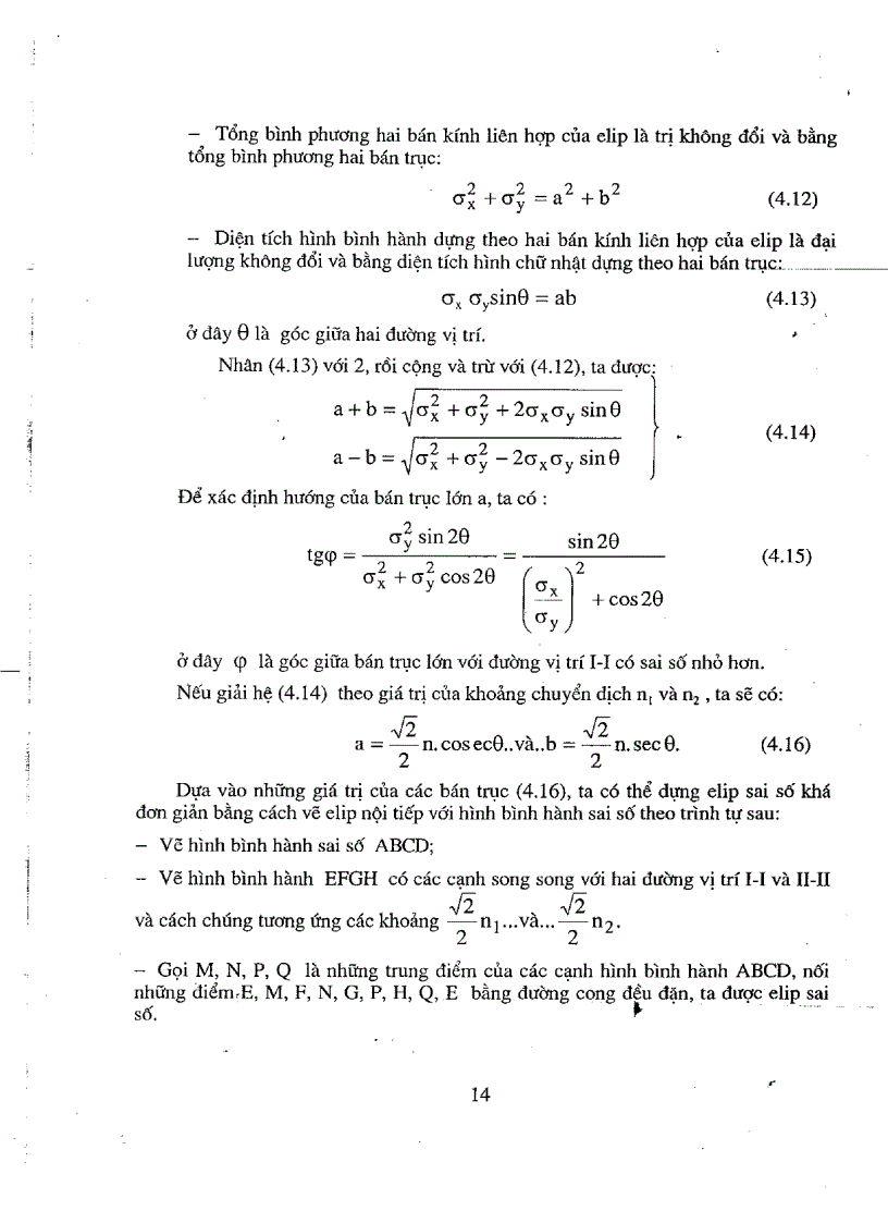 image for page Lý thuyết sai số trong xác định vị trí tàu