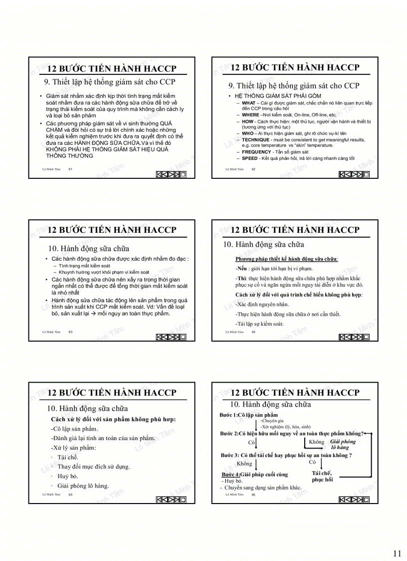 image for page Hệ thống quản lý chất lượng an toàn thực phẩm dựa trên phân tích các mối nguy và điểm kiểm soát tới hạn