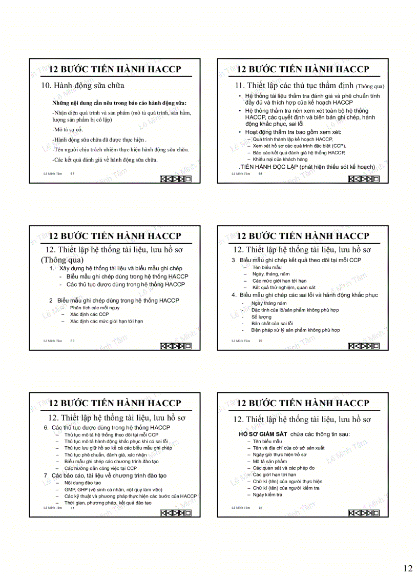 image for page Hệ thống quản lý chất lượng an toàn thực phẩm dựa trên phân tích các mối nguy và điểm kiểm soát tới hạn