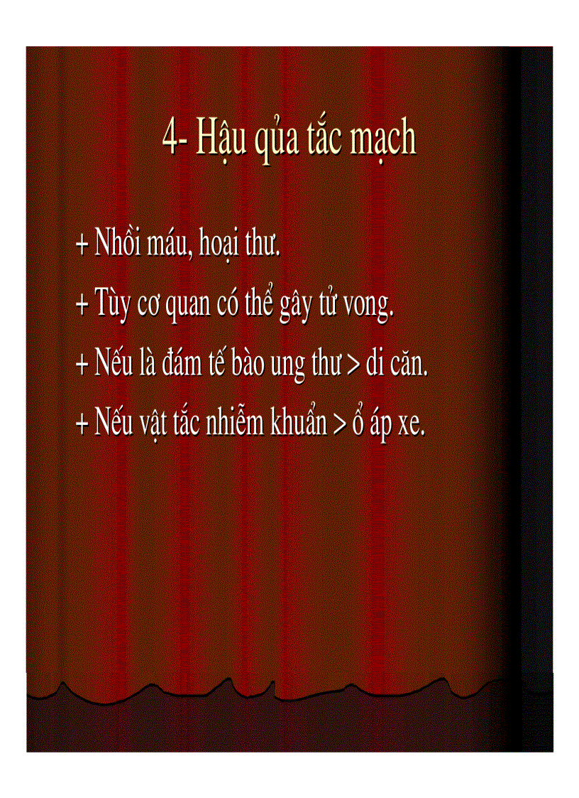 image for page Giải phẫu Tắc mạch