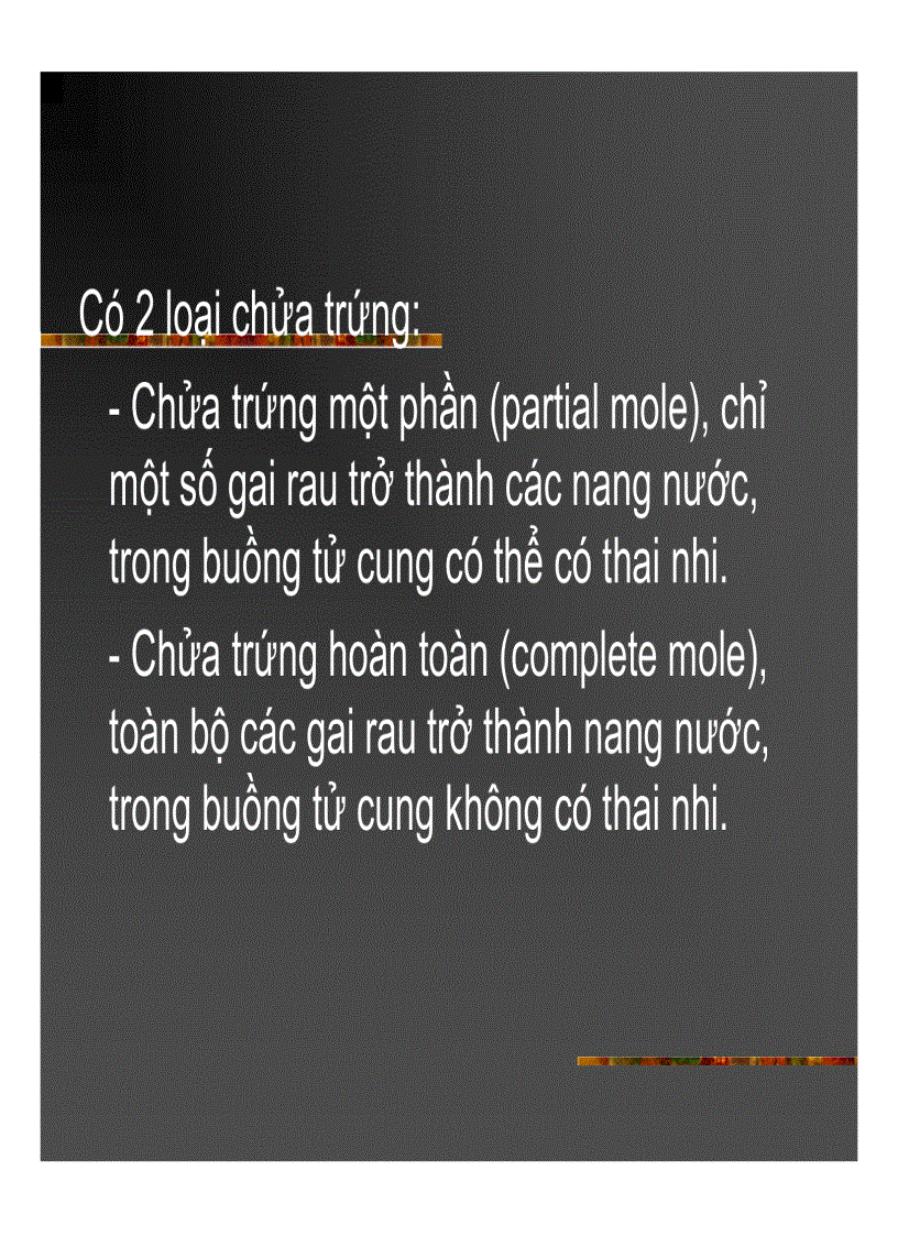 image for page Giải phẫu bệnh Chửa trứng Ung thư biểu mô rau