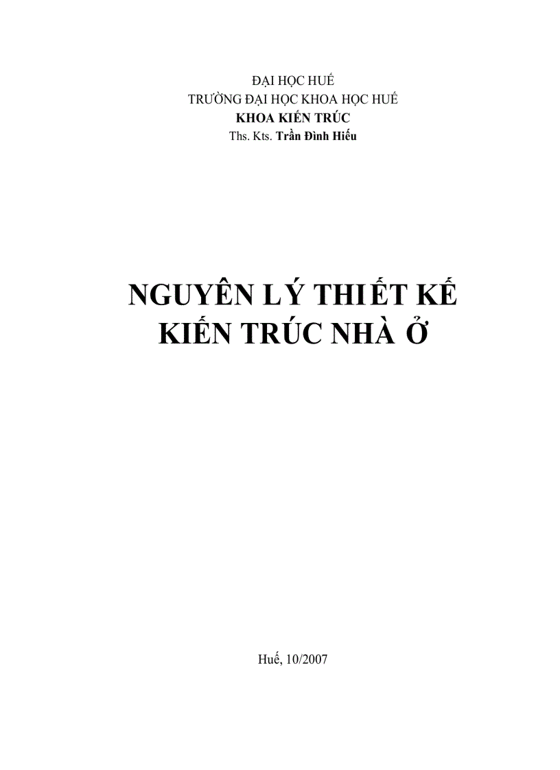 image for page Giáo trình nguyên lý thiết kế kiến trúc nhà ở