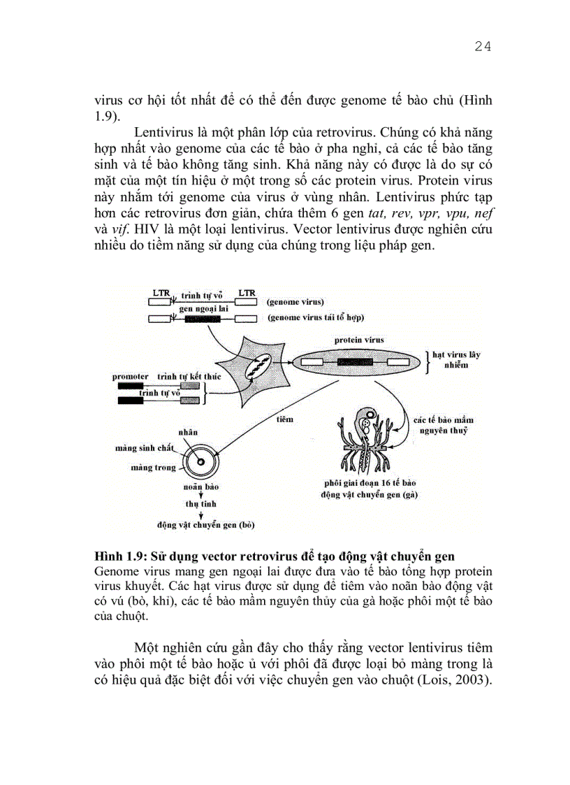 image for page Công nghệ chuyển gen ðộng vật thực vật