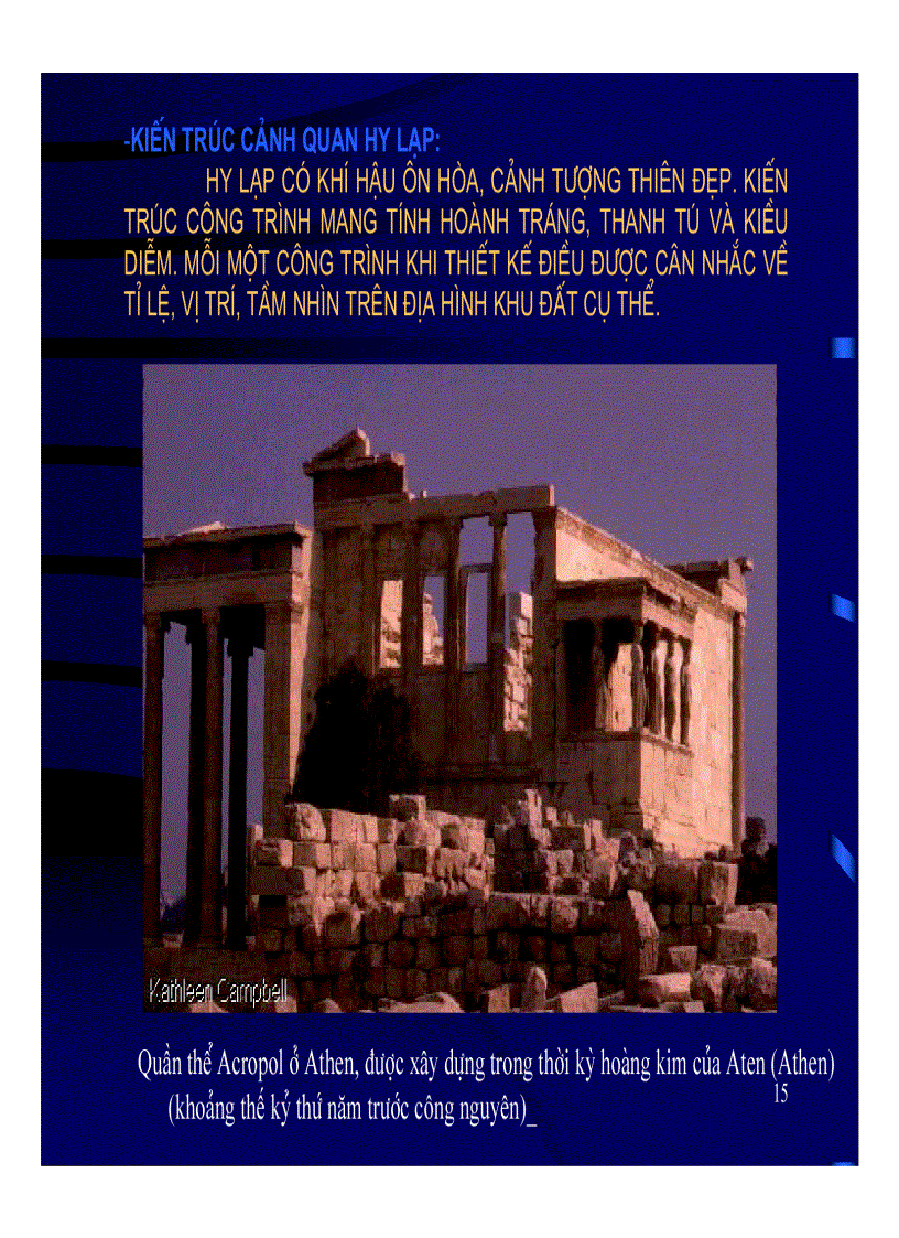 image for page Cảnh quan kiến trúc