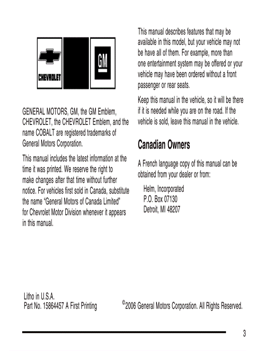 image for page Tài liệu hướng dẫn xe ô tô Chevrolet Cobalt 2007