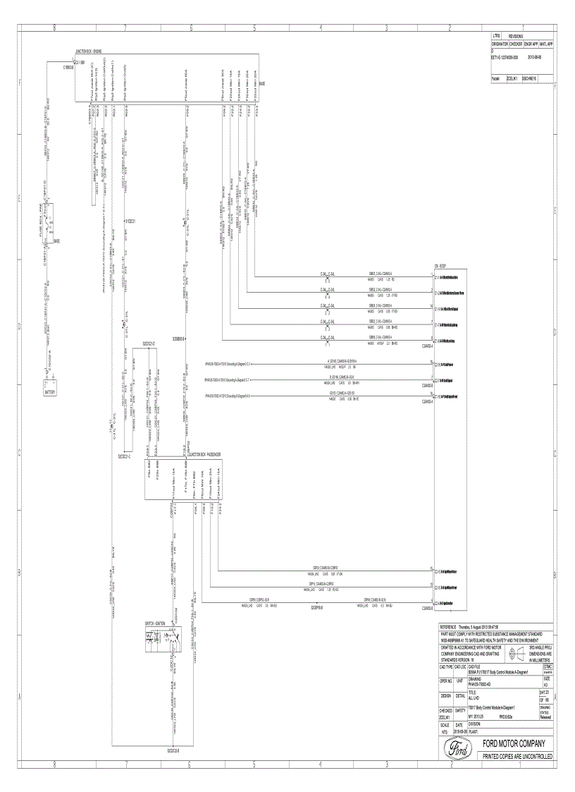 image for page Tài liệu của xe ô tô Ford Fiesta sơ đồ mạch điện Fiesta
