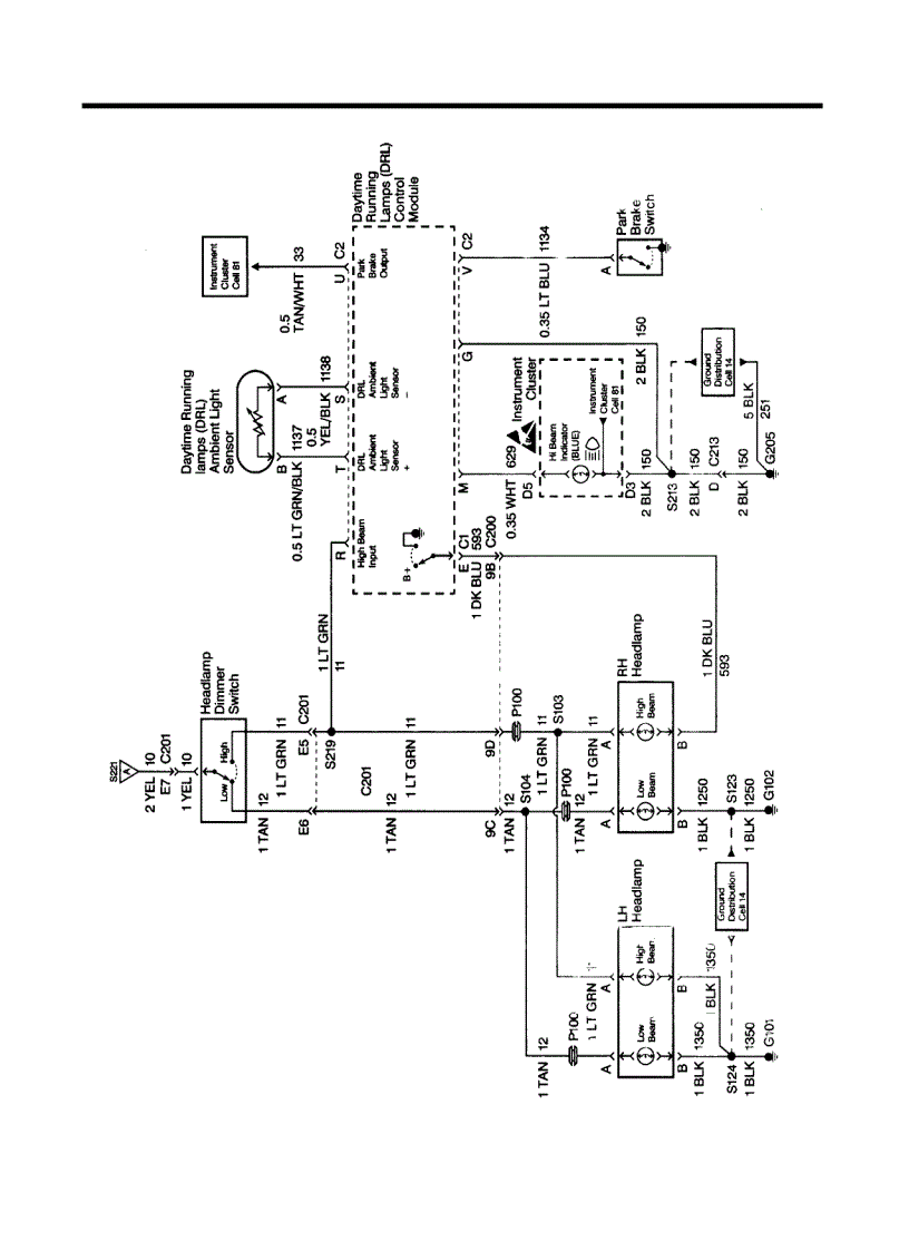 image for page Xe ô tô GENERAL MOTORS PRACTIICE ELECTRIICAL WIIRIING DIIAGRAMS