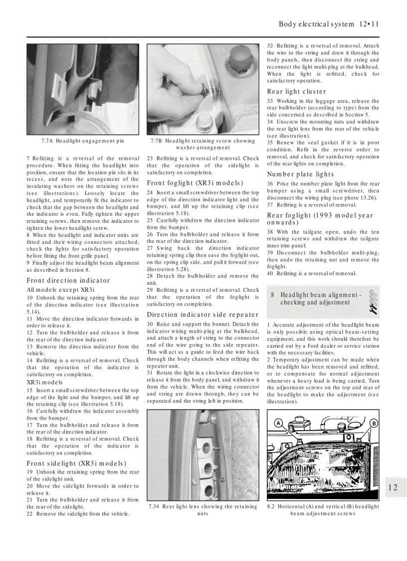 image for page Mạch điện xe ô tô Ford Orion