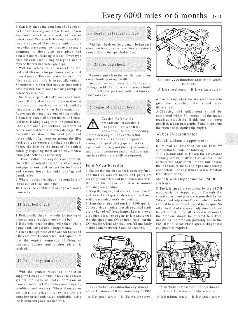 image for page Xe ô tô Ford Sierra phần Service and Repair Manual