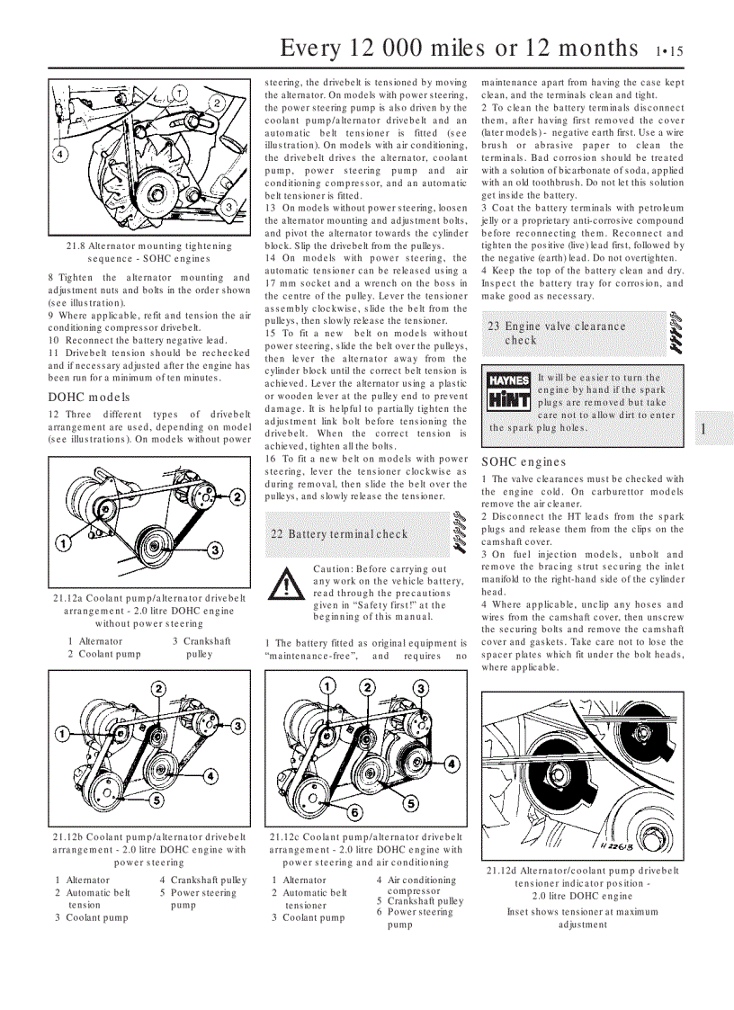 image for page Xe ô tô Ford Sierra phần Service and Repair Manual