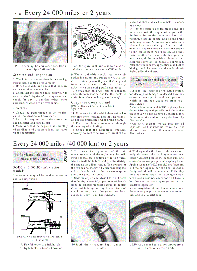 image for page Xe ô tô Ford Sierra phần Service and Repair Manual