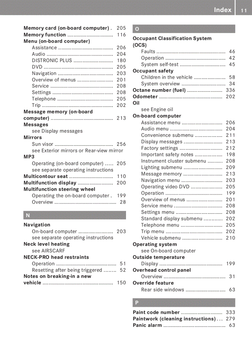 image for page Hướng dẫn sử dụng xe ô tô Mercedes Benz E Coupe Class