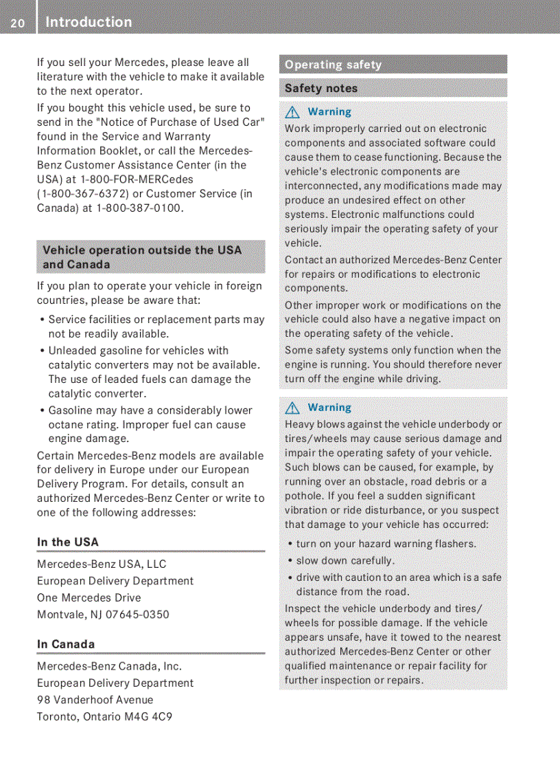 image for page Hướng dẫn sử dụng xe ô tô Mercedes Benz E Coupe Class