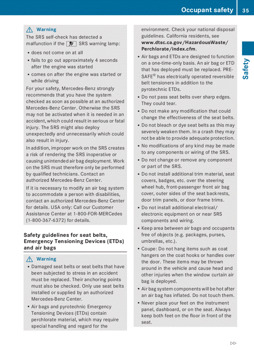 image for page Hướng dẫn sử dụng xe ô tô Mercedes Benz E Coupe Class