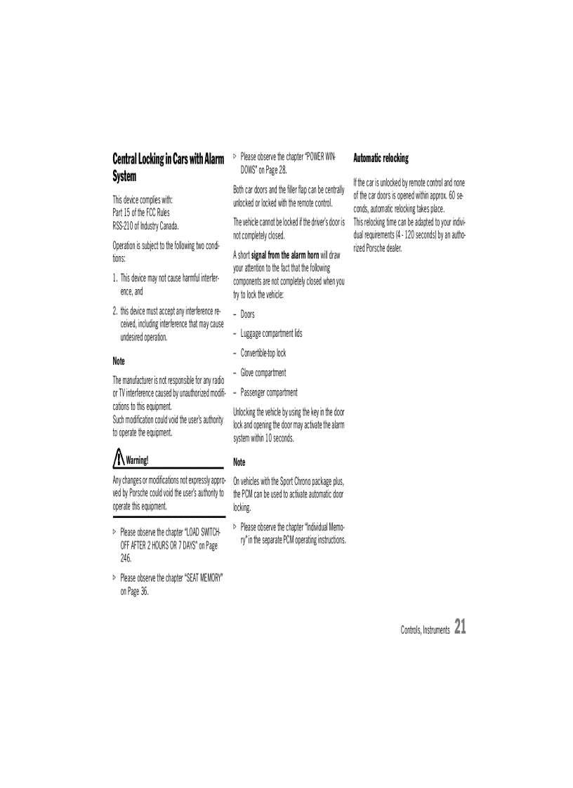 image for page Tài liệu xe ô tô porsche boxster owners manual 2006