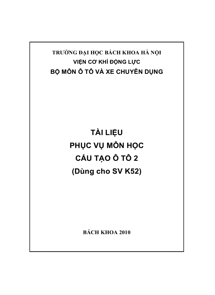 image for page Tài liệu môn học cấu tạo ô tô 1