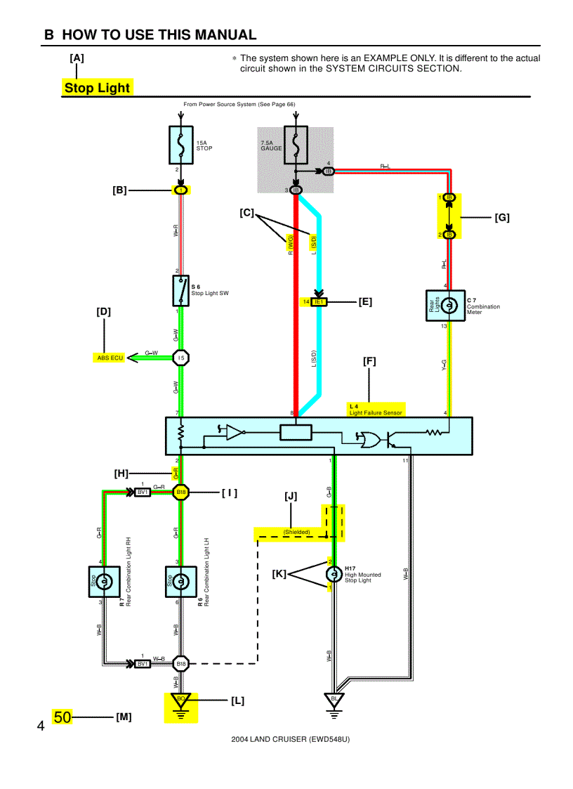 image for page Mạch điện xe ô tô Land Cruiser 2004